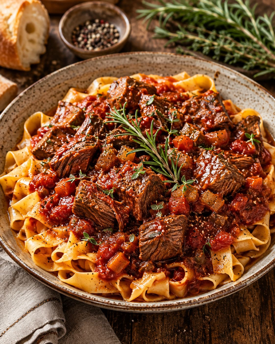 Tomato lamb ragout recipe: Savoury braised pasta bowl Tomato lamb ragout recipe: Savoury braised pasta bowl
