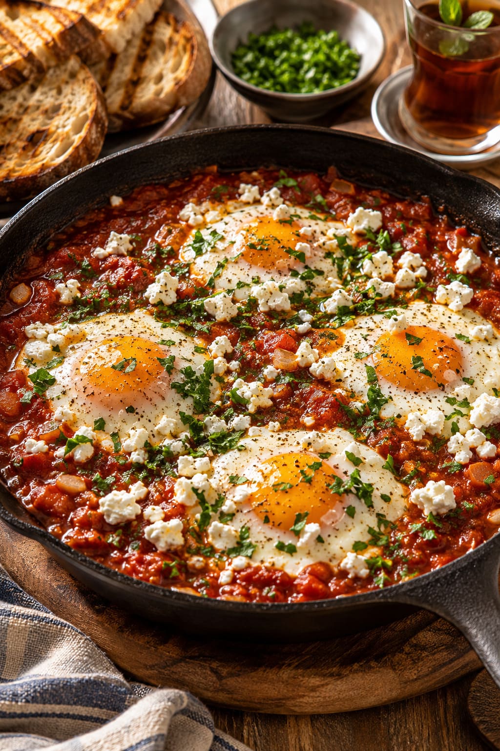 Velvet shakshuka recipe: Spicy egg feta skillet Velvet shakshuka recipe: Spicy egg feta skillet